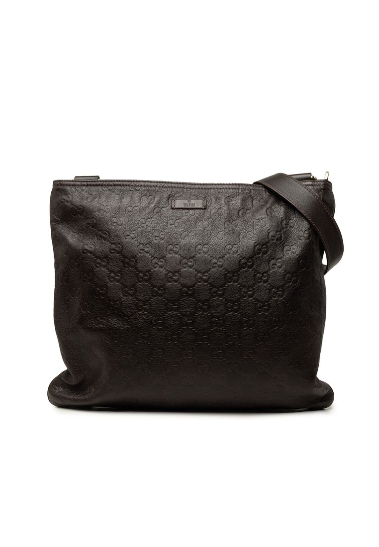 GUCCI Pre-Loved Gucci Guccissima Crossbody