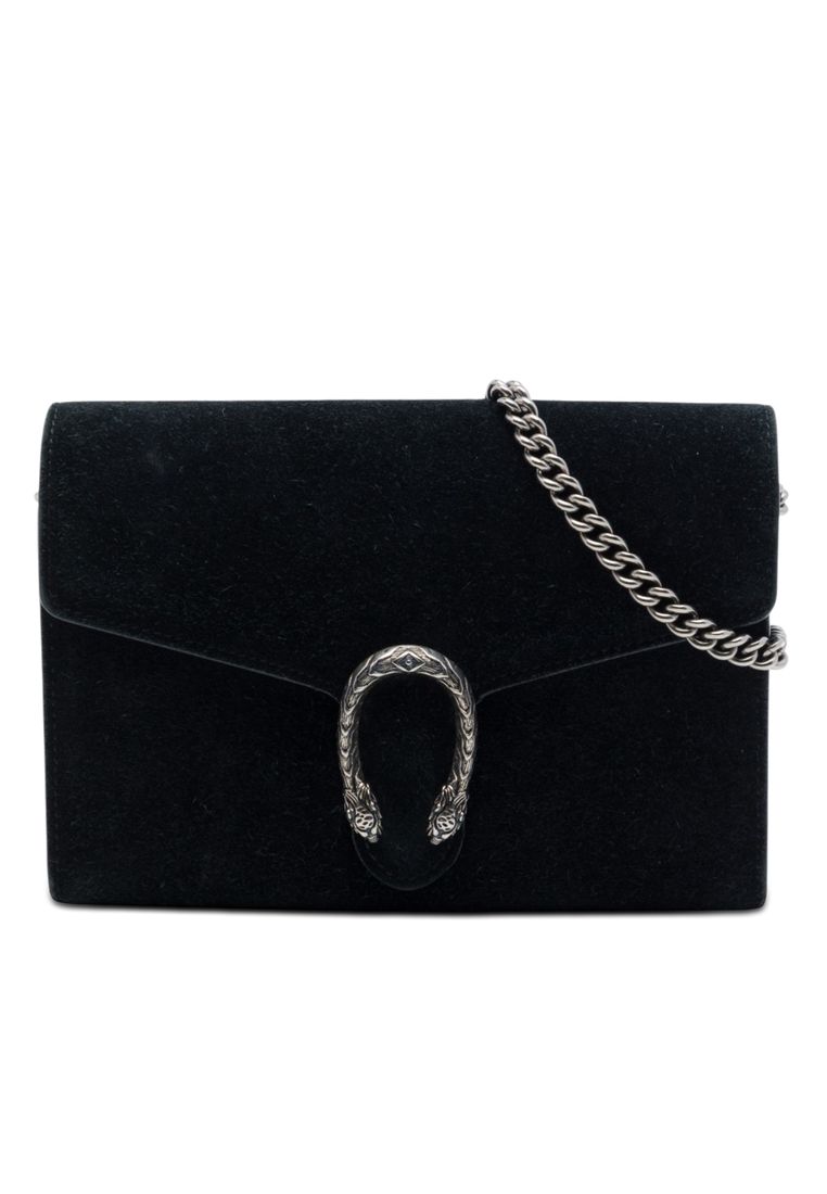GUCCI Pre-Loved Gucci Suede Dionysus Wallet On Chain