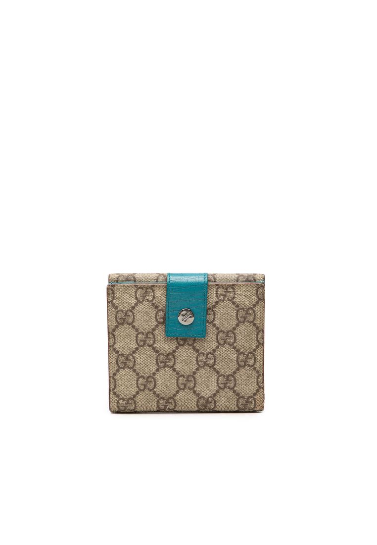 Gucci Pre-Loved Gucci Gg Supreme Compact Wallet