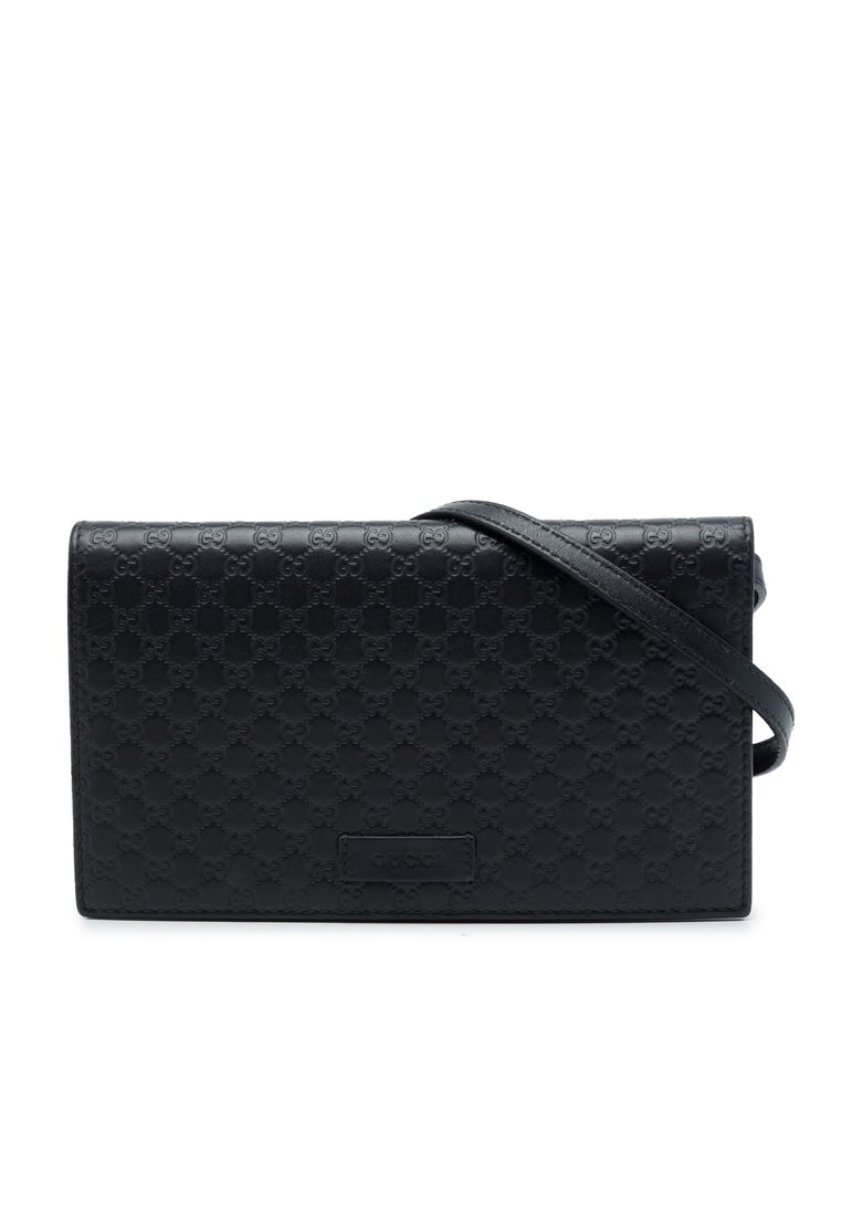 Gucci Pre-Loved Gucci Microguccissima Wallet On Strap
