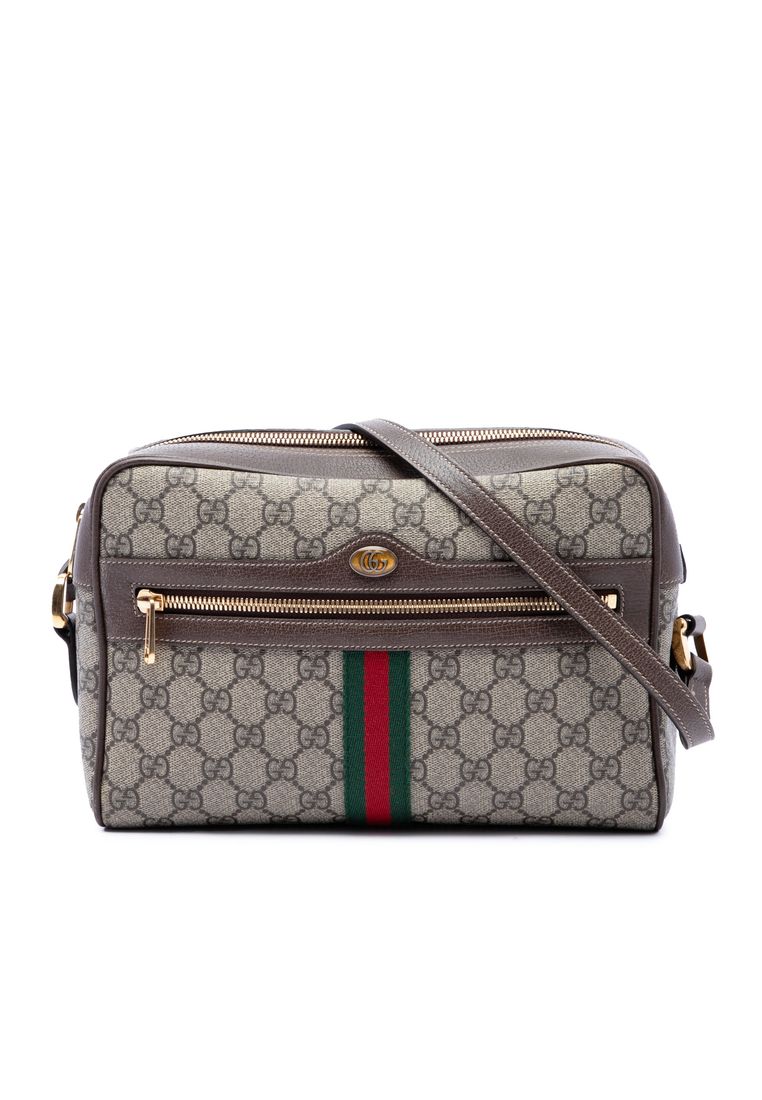 Gucci Pre-Loved Gucci Gg Supreme Ophidia Crossbody