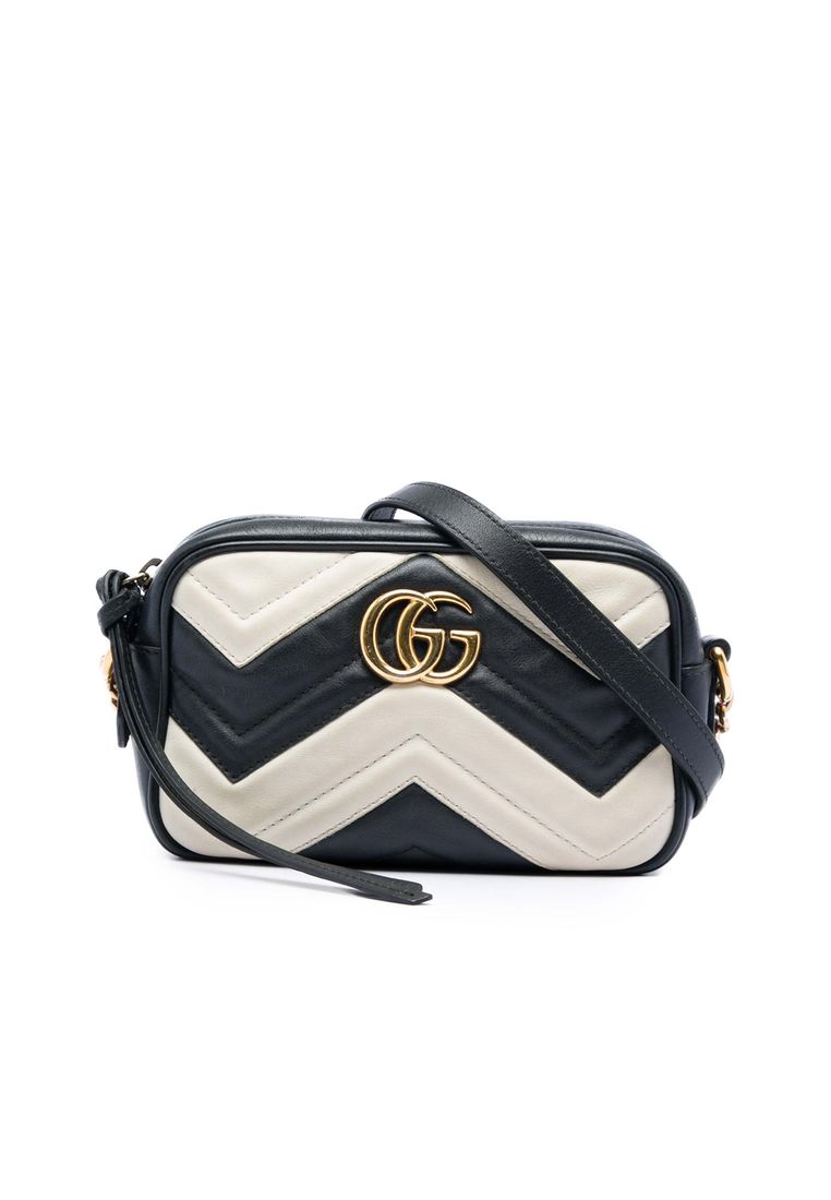 Gucci Pre-Loved Gucci Mini Gg Marmont Matelasse Leather Crossbody