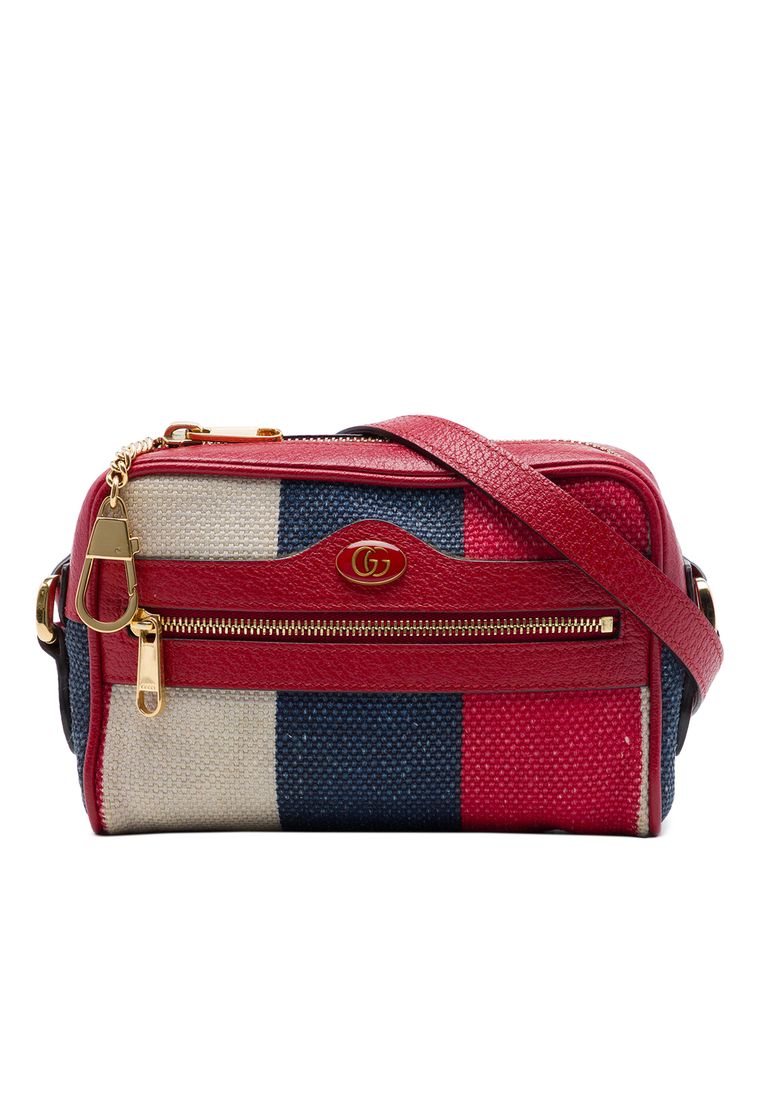 Gucci Pre-Loved Gucci Mini Canvas Ophidia Crossbody