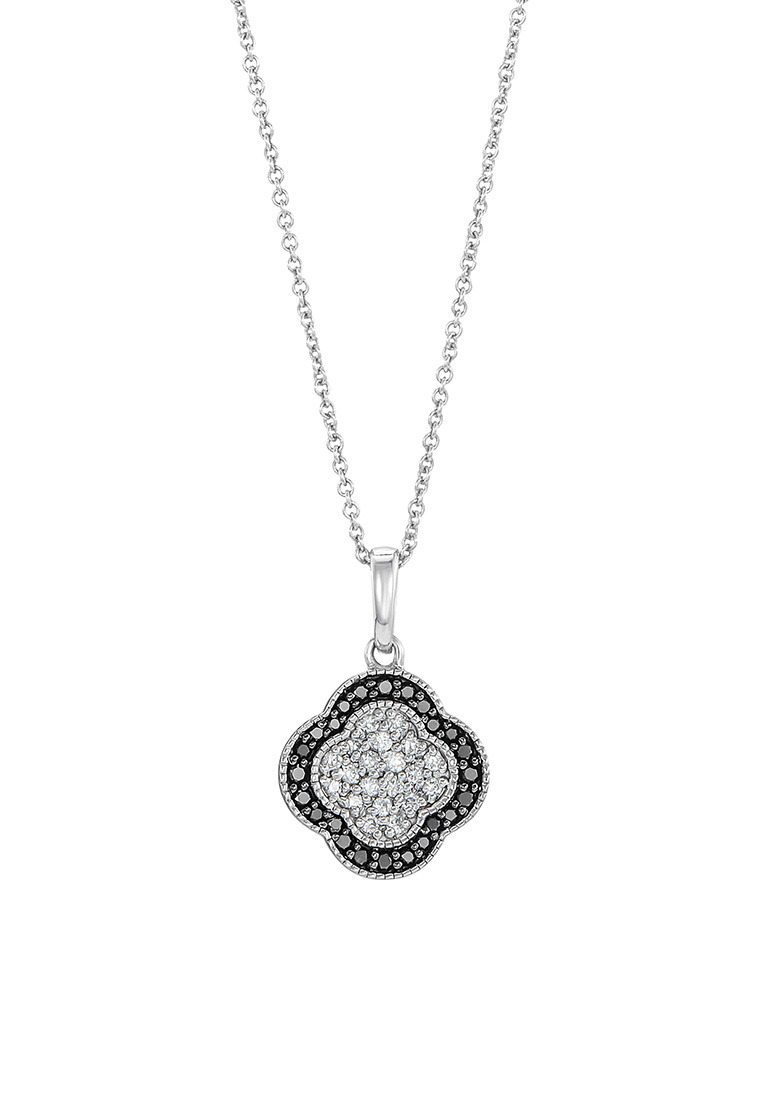 HABIB HABIB AL-ZAHRA | Black Diamond Necklace in 375/9K White Gold 270540924(N)