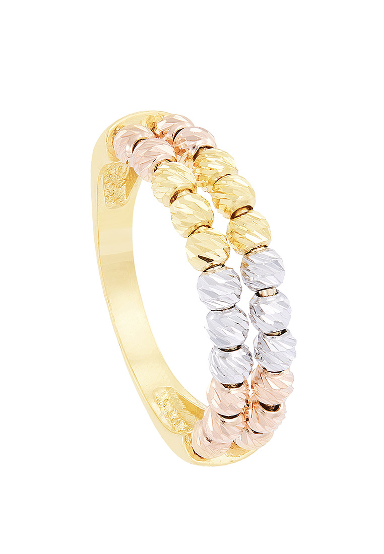HABIB HABIB 585/14K Yellow, Rose and White Gold Ring RBD 18-3T
