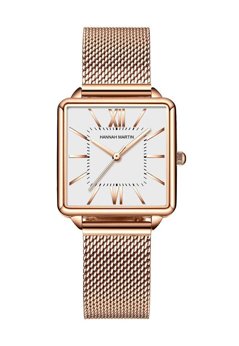 HANNAH MARTIN Cube Women Stainless Quartz Watch