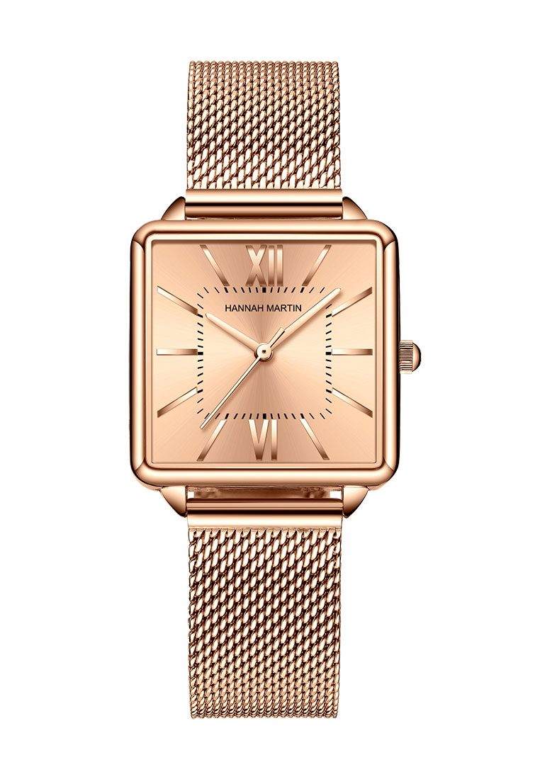 HANNAH MARTIN Cube Women Stainless Quartz Watch