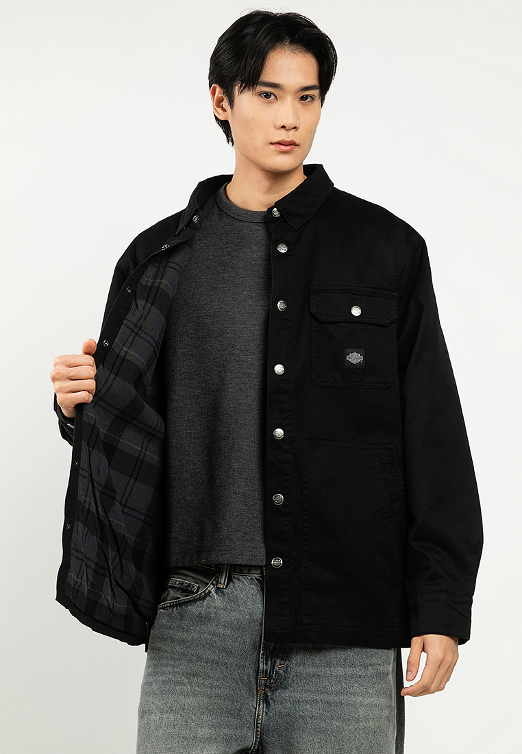 Harley-Davidson Harley-Davidson® Racer Font Solid Shirt Jacket