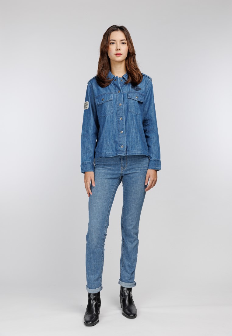 Harley-Davidson Harley-Davidson Division Chambray Anorak Jacket