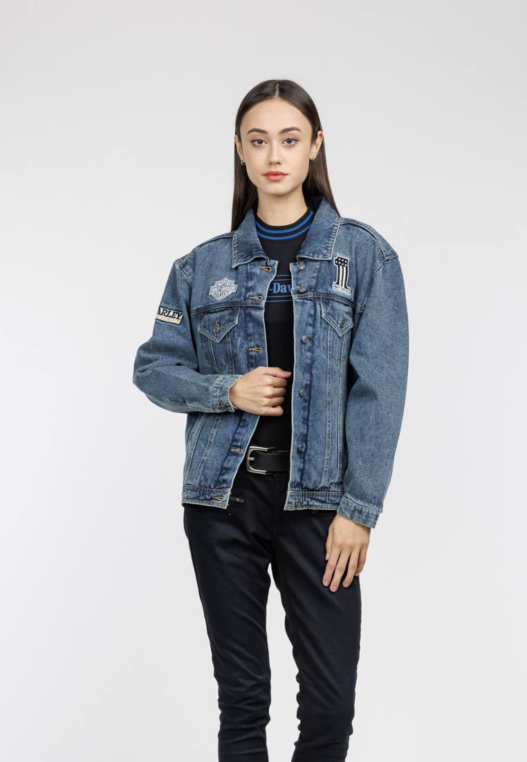 Harley-Davidson Harley-Davidson Powerslide Oversized Denim Jacket
