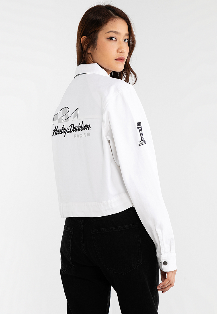 Harley-Davidson Harley-Davidson #1 Racing Cropped Jacket