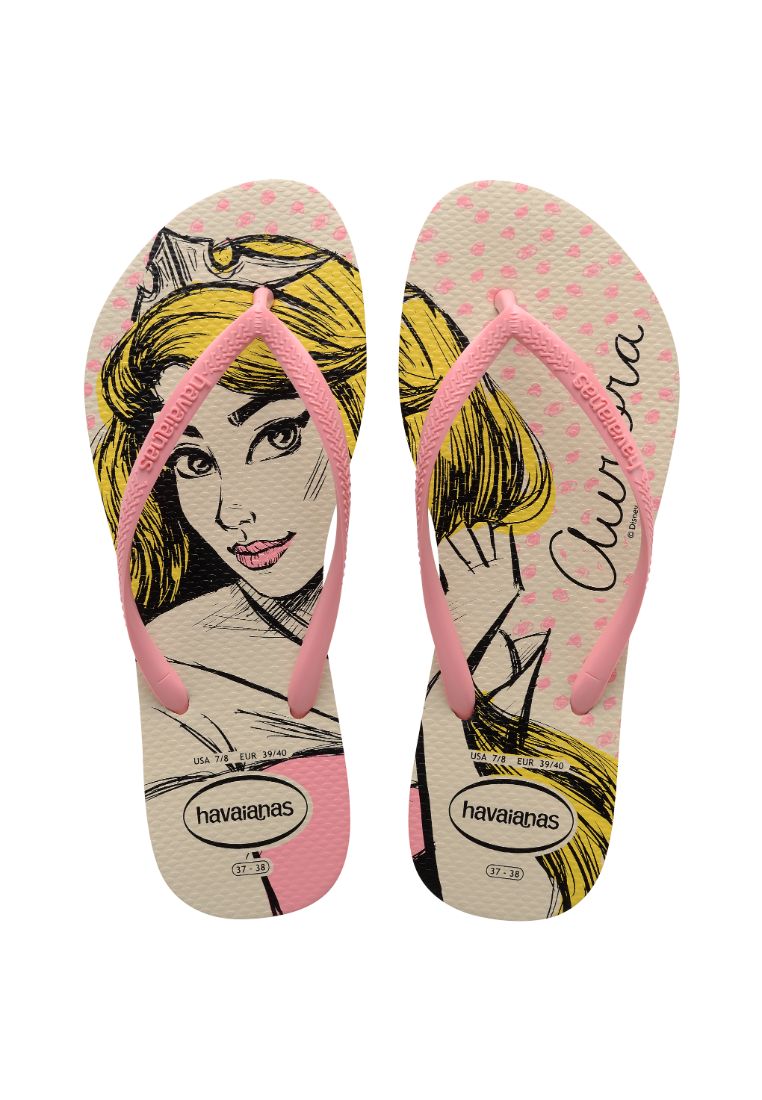 havaianas gold flip flops