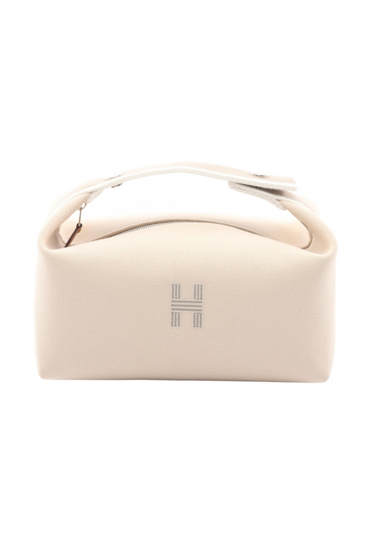 Hermès Pre-Loved Hermès Bride-a-Brac PM natural Handbag canvas light beige white Gray beige silver h