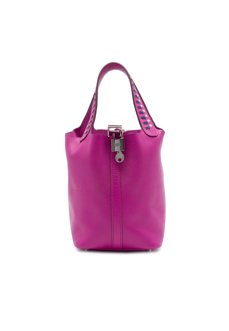 Hermès Pre-Loved Hermès Epsom Tressage Picotin Lock 18