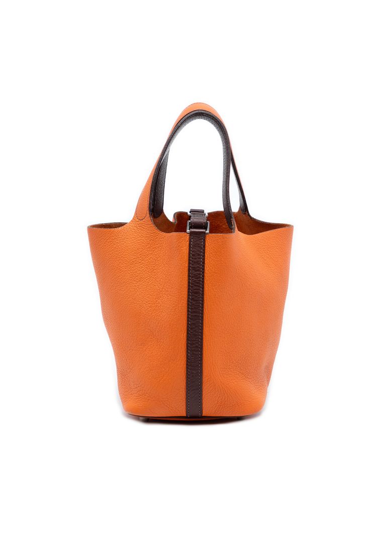 Hermès Pre-Loved Hermès Bicolor Clemence Picotin 18