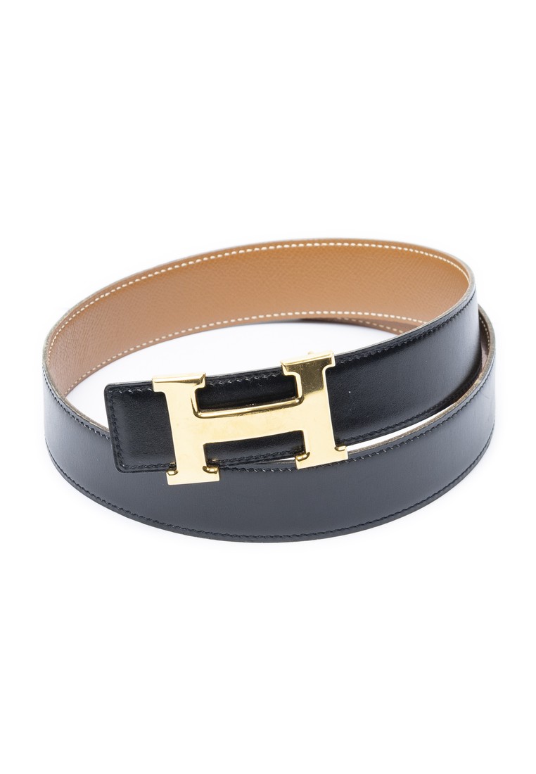 HERMÈS Pre-Loved Constance H Belt 65