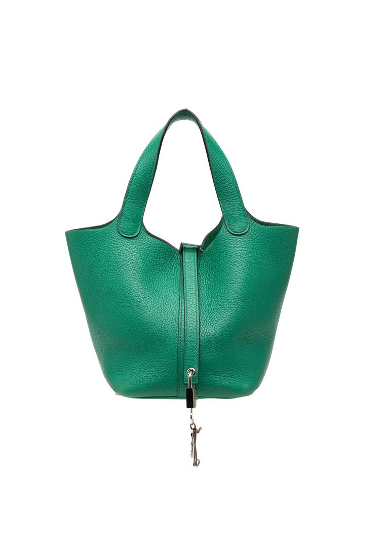 Hermès Pre-Loved Hermès Clemence Picotin Lock 18