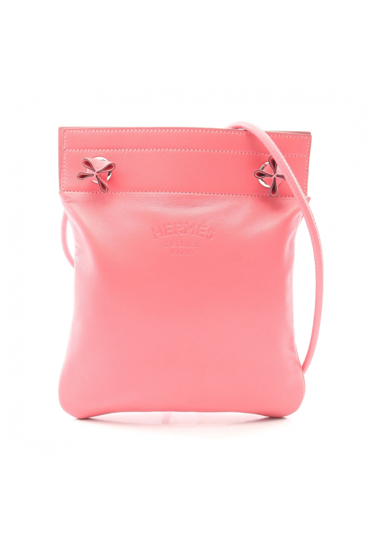 Hermès Pre-Loved Hermès Aline mini rose azalea Shoulder bag Veau Swift pink silver hardware Y stamp