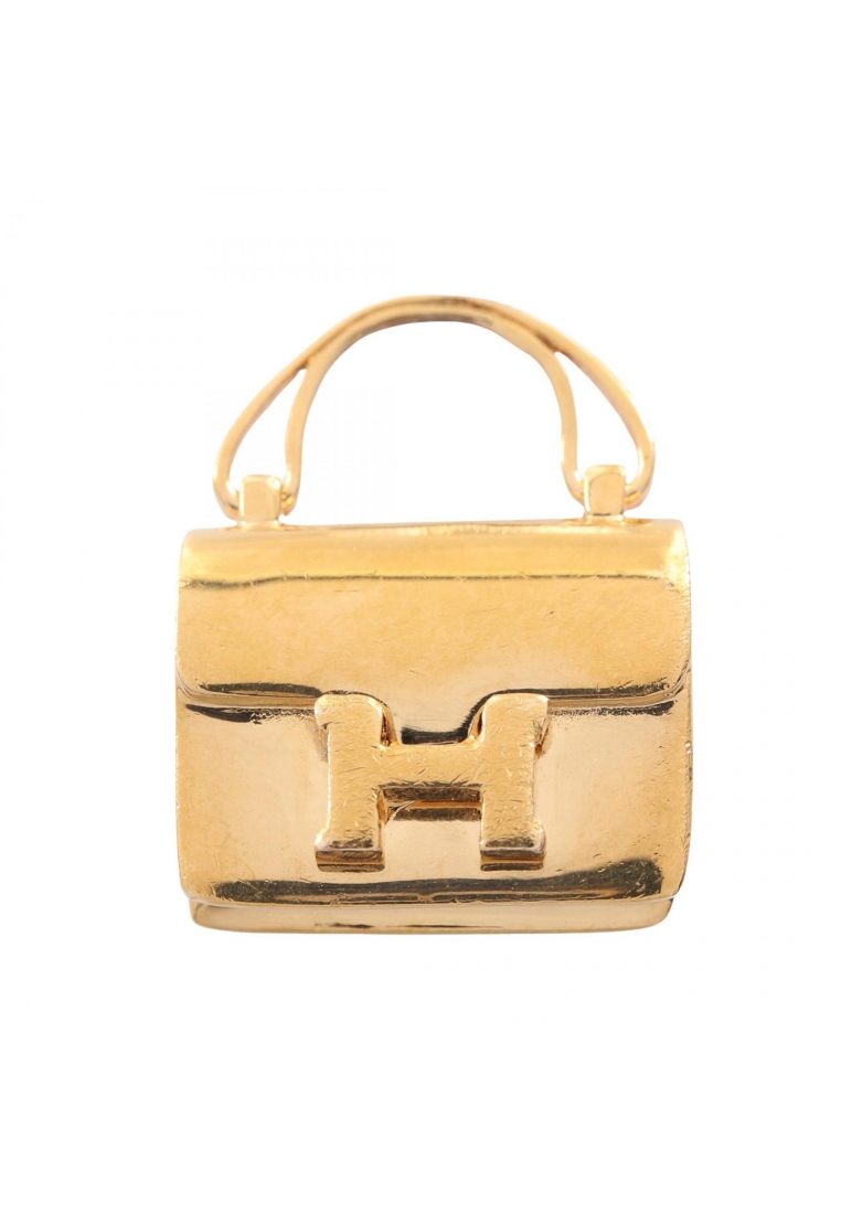 Hermès Pre-Loved Hermès amulet Constance pendant top GP gold
