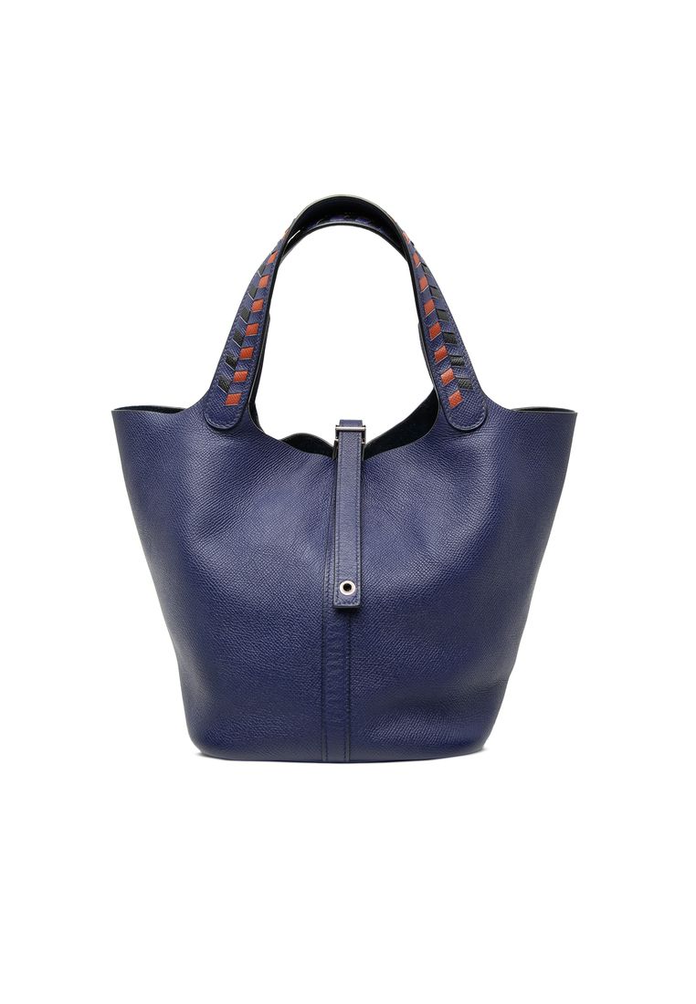 Hermès Pre-Loved Hermès Epsom Tressage Picotin Lock 22