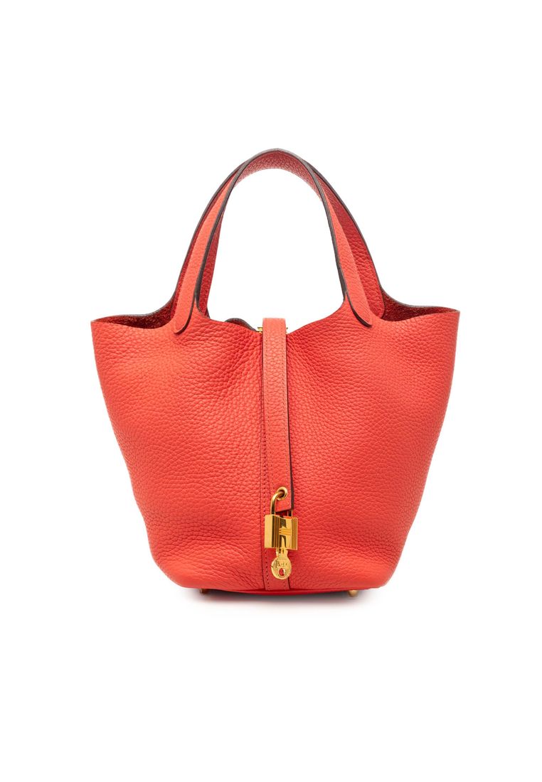 Hermès Pre-Loved Hermès Clemence Picotin Lock 18