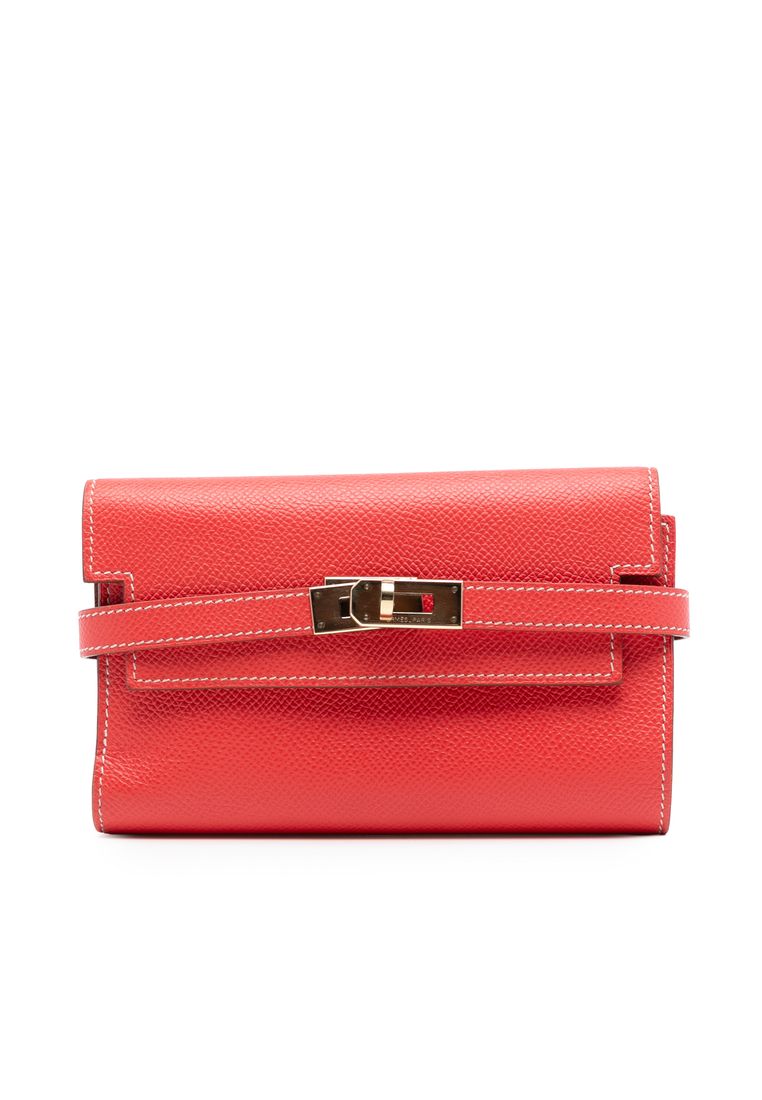 Hermès Pre-Loved Hermès Epsom Kelly Depliant Wallet