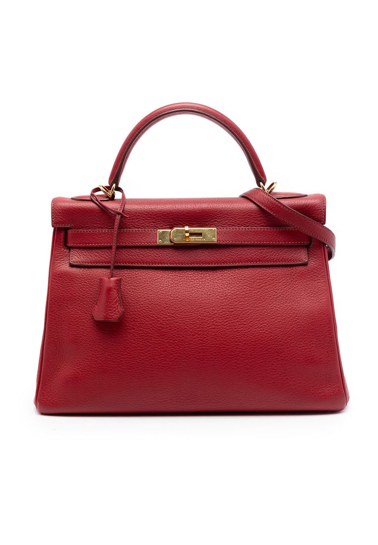 Hermès Pre-Loved Hermès Clemence Kelly Ii Retourne 32