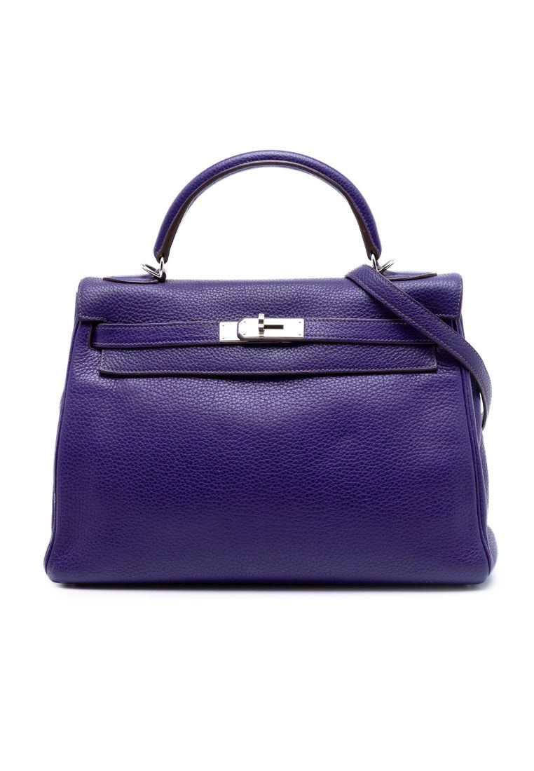 Hermès Pre-Loved Hermès Clemence Kelly Ii Retourne 32