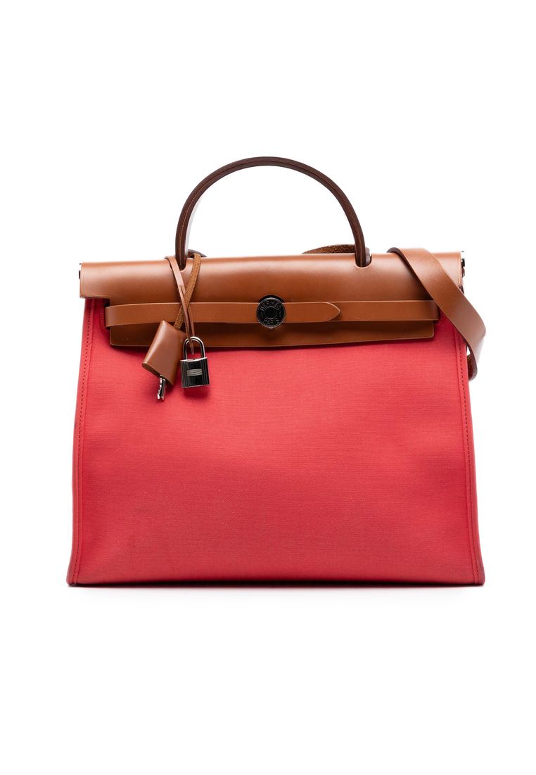 Hermès Pre-Loved Hermès Toile Herbag Zip 31