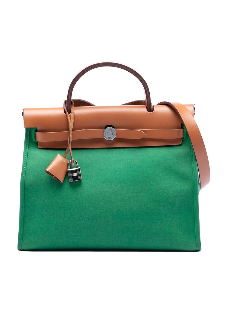 Hermès Pre-Loved Hermès Toile Herbag Zip 31
