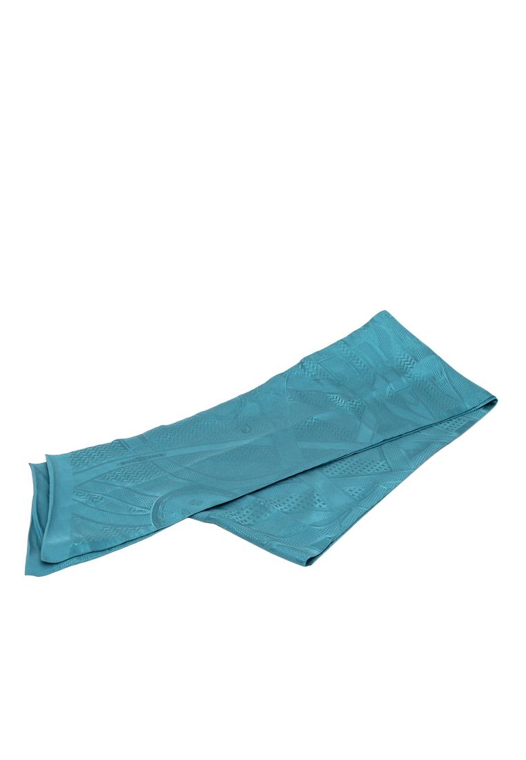 Hermès Pre-Loved Hermès Maxi Cavalcadour A Cheval Silk Twilly Scarf