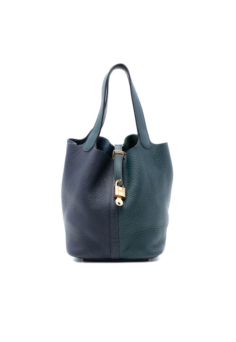 Hermès Pre-Loved Hermès Bicolor Clemence Picotin Lock 22