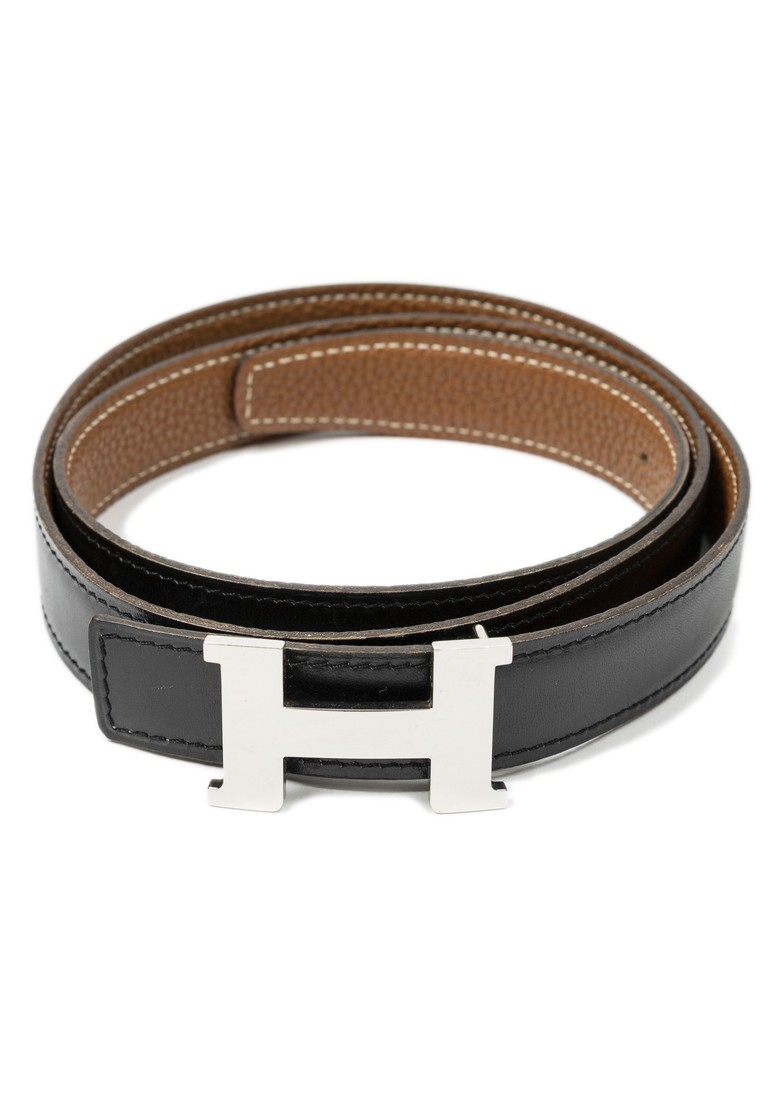 HERMÈS Pre-Loved Constance H Belt 85
