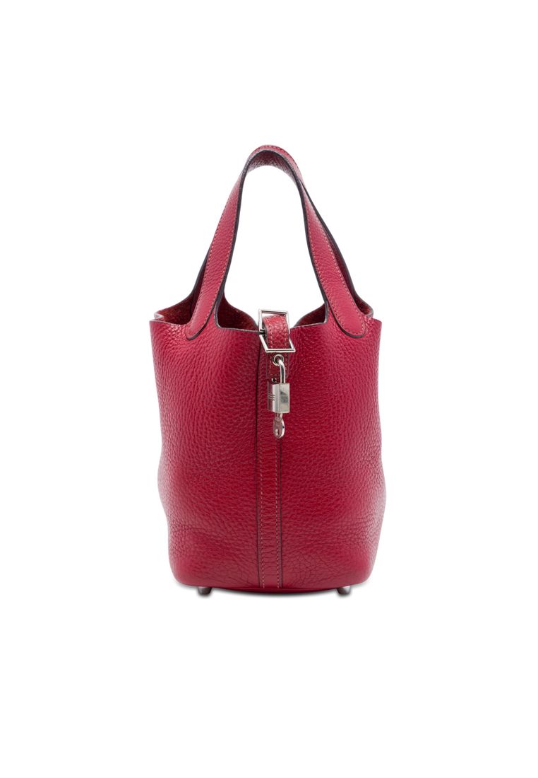 HERMÈS Pre-Loved Hermès Clemence Picotin Lock 18