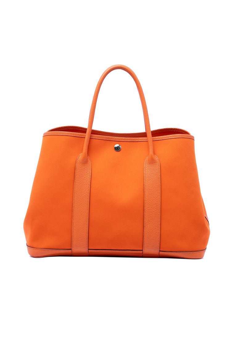Hermès Pre-Loved Hermès Toile And Negonda Garden Party 36