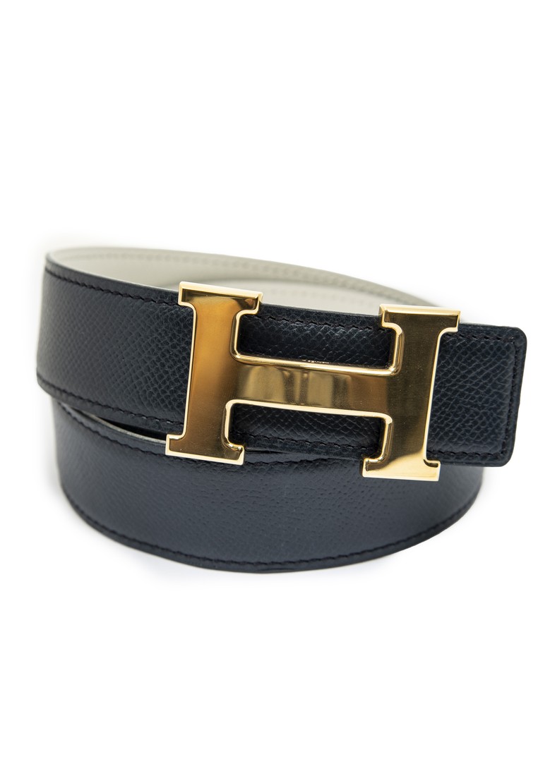 HERMÈS Pre-Loved Constance H Belt 75