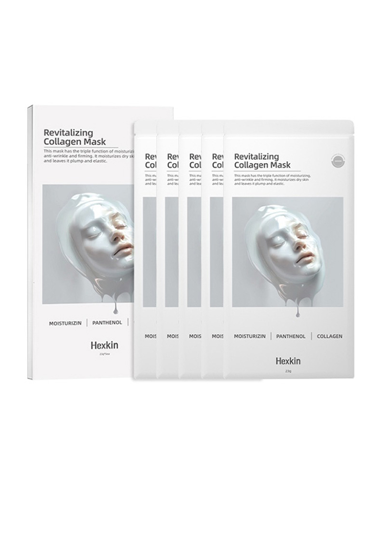 Hexkin Hexkin - Revitalizing Collagen Mask (white) 5pcs