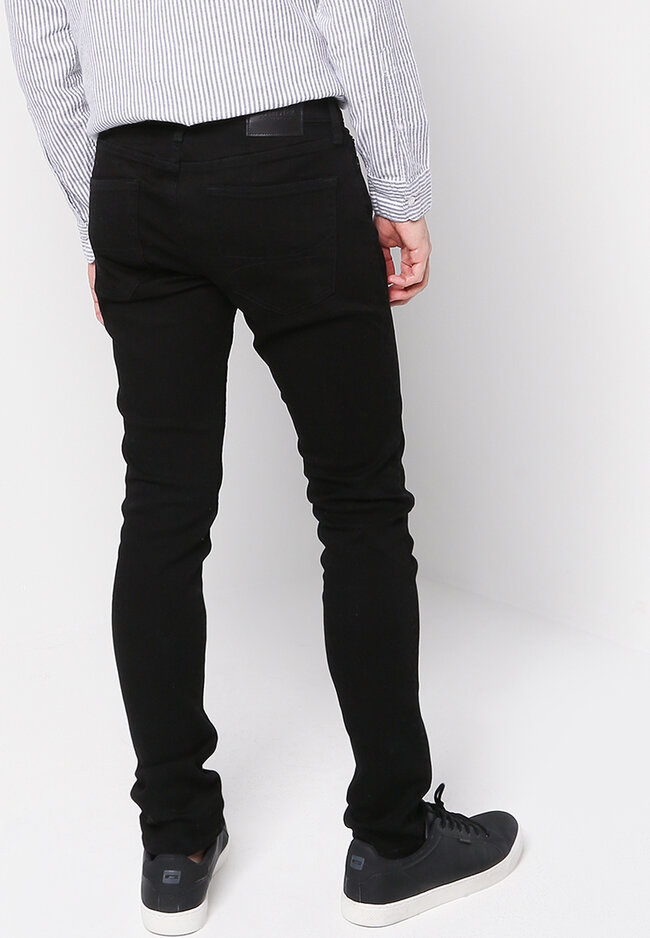 black two tone jeans mens