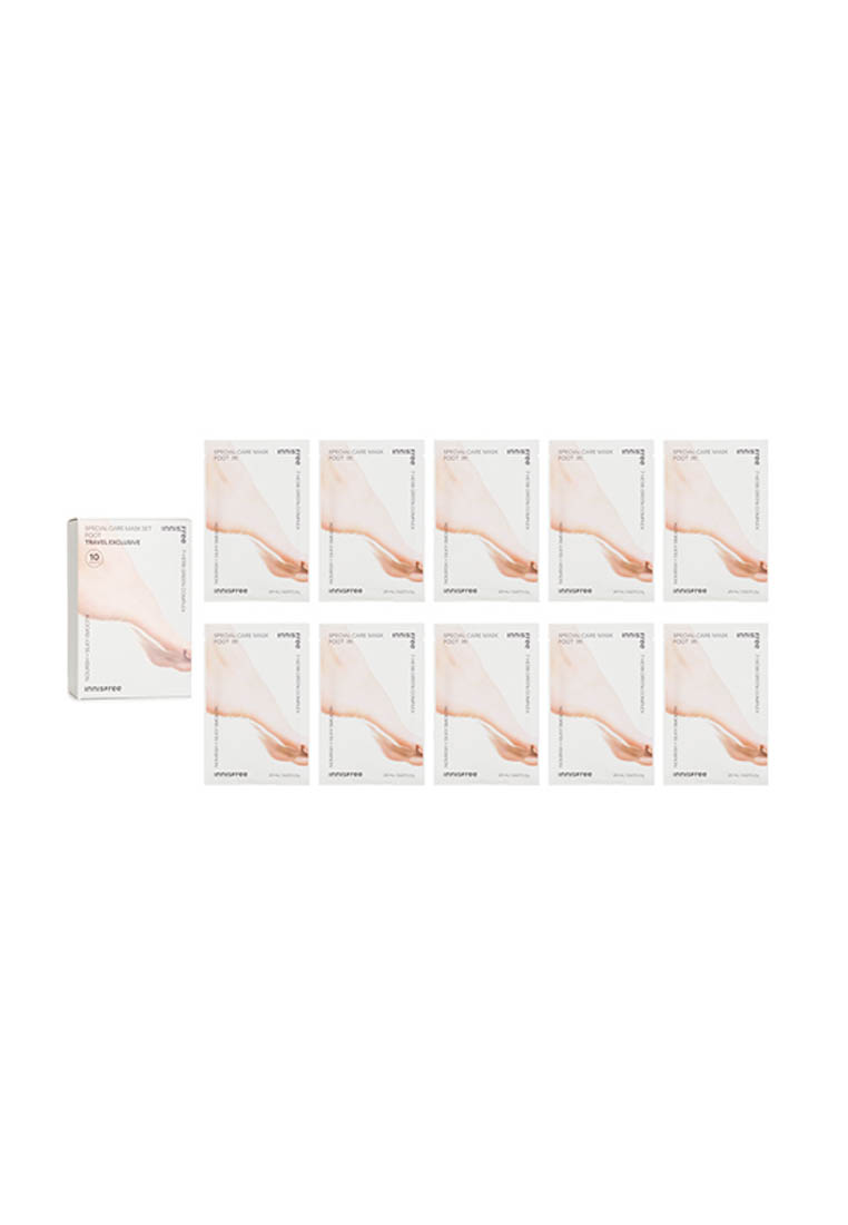 Innisfree INNISFREE - Special Care Mask Set Foot Travel Exclusive 20ml x 10sheets