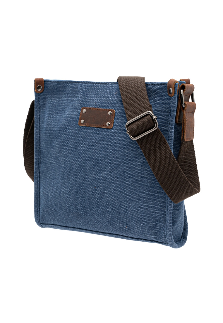 Jack Studio Canvas Leather Street Tide Messenger Bag BAD 21007