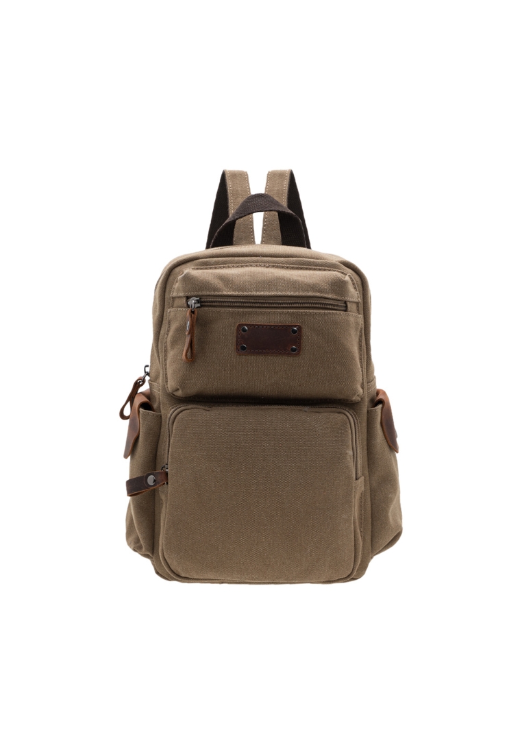 Jack Studio Unisex Multi Pocket Canvas Bagpacks BAD 40105