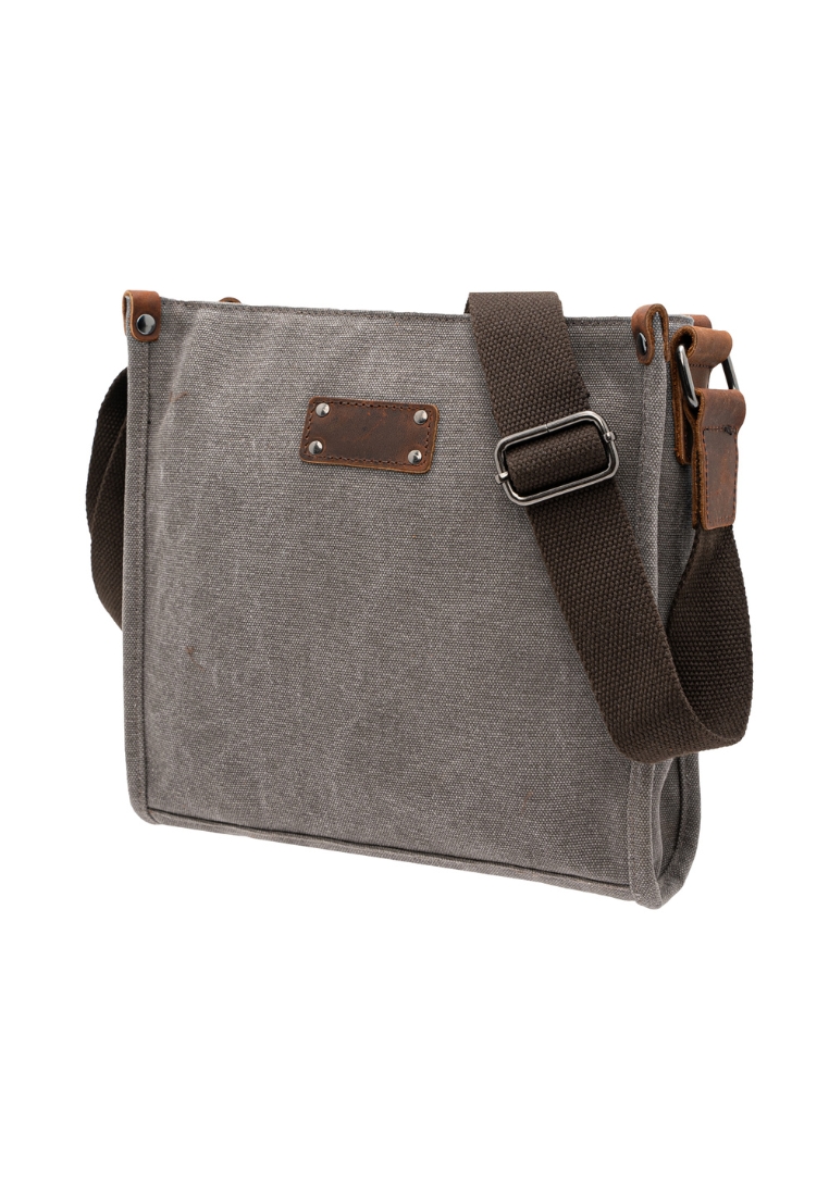 Jack Studio Canvas Leather Street Tide Messenger Bag BAD 21007