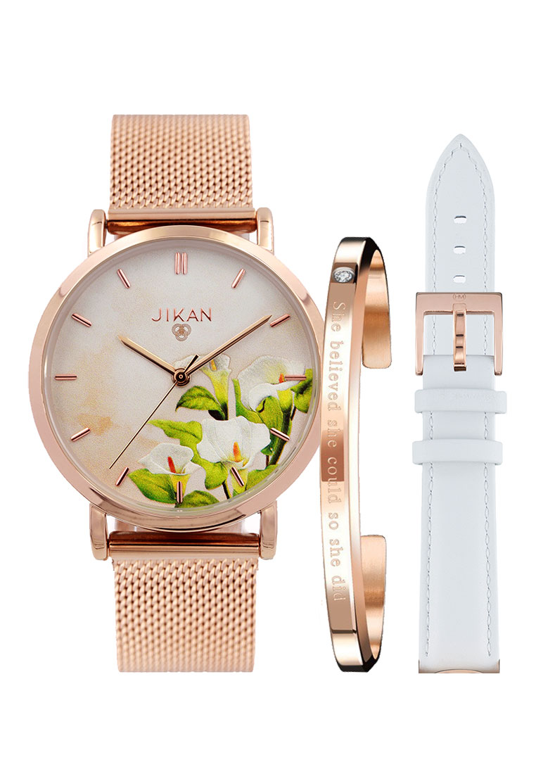 JIKAN YURI Quartz Watch x Hannah Martin Watch Strap & Jewelry Set