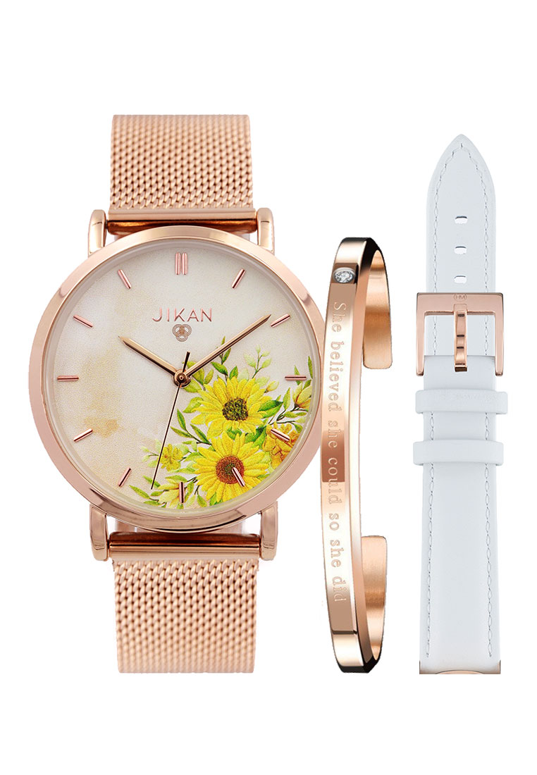 JIKAN HIMAWARI Quartz Watch x Hannah Martin Watch Strap & Jewelry Set