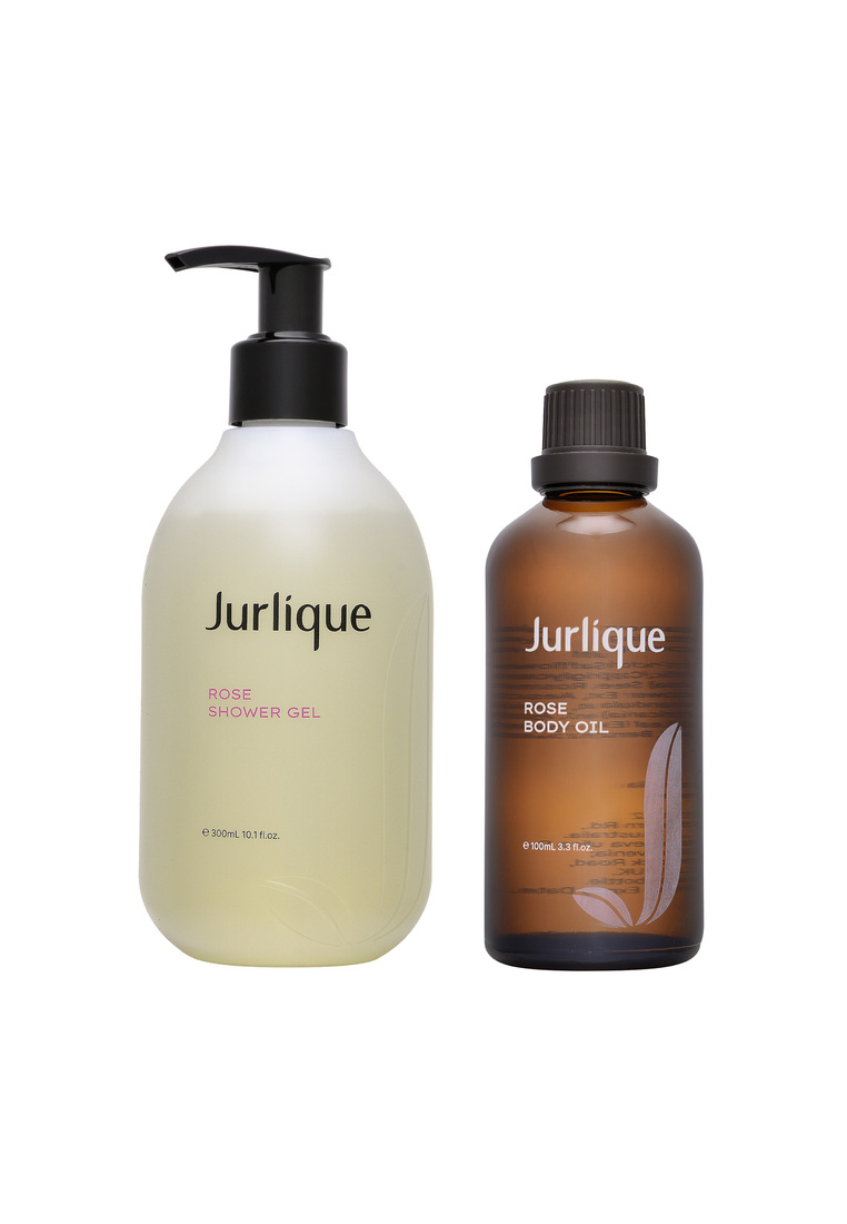 Jurlique Rose Body Oil 100ml/3.3fl.oz +  Rose Shower Gel 300ml/10.1fl.oz
