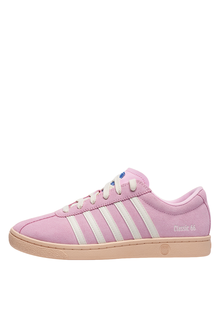 K-Swiss WOMEN'S NEW CLASSIC 66 LEATHER SNEAKERS
