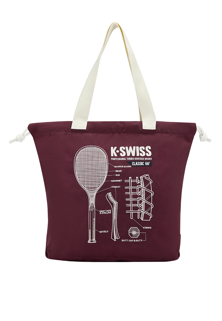 K-Swiss EMBROIDERED TENNIS CLUB LOGO TOTE BAG