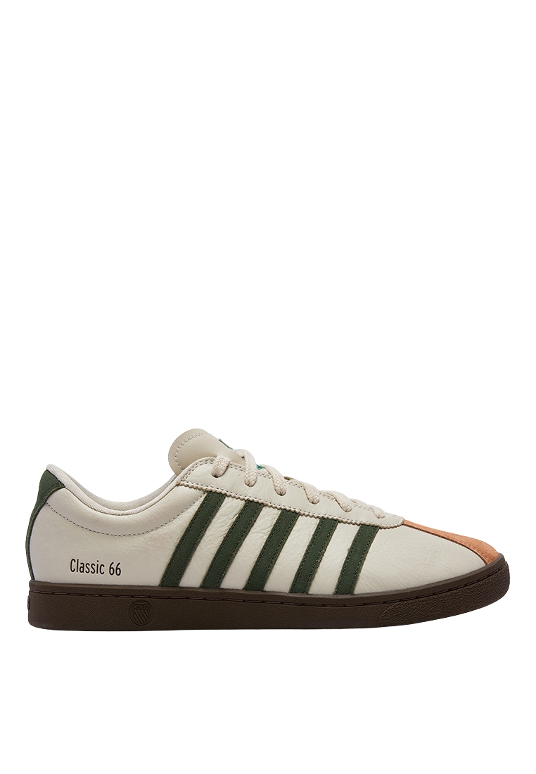 K-Swiss MEN'S NEW CLASSIC 66 LEATHER SNEAKERS