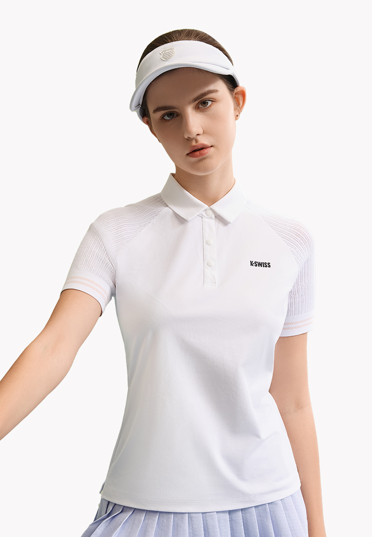 K-Swiss WOMEN'S K-SWISS LOGO POLO SHIRT