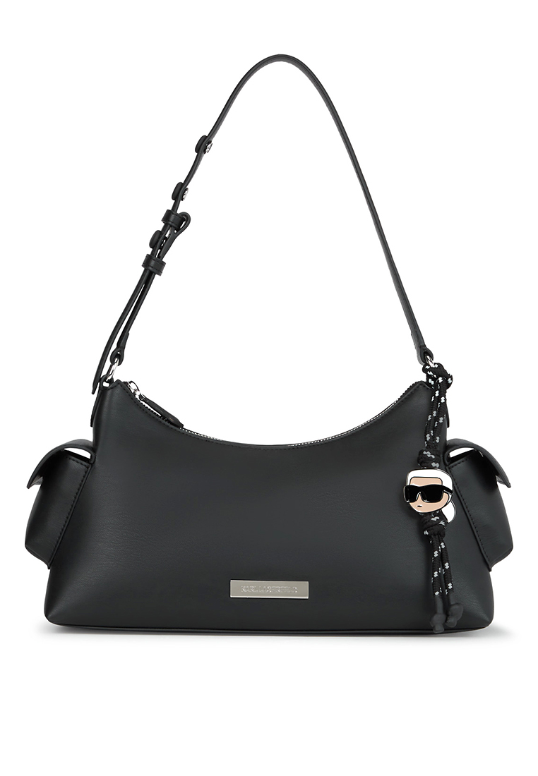 KARL LAGERFELD Ikon Smooth Cargo Shoulder Bag